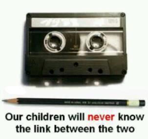 2006 Ford E350 - A visual representation of generational differences in technology, highlighting the obsolescence of cassette tapes and pencils for younger…