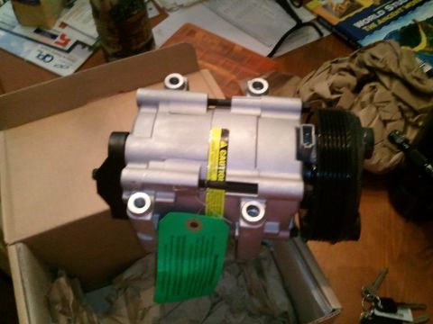 1994 Ford Bronco - An AC compressor is shown, not a 1994 Ford Bronco.