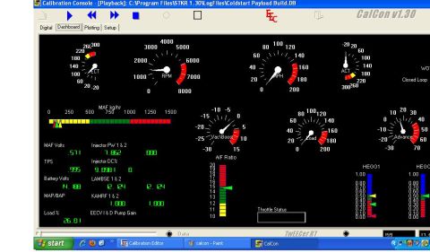 1992 Ford Bronco - this is the calcon software, it allows you to record in real time what your engine is doing and will monitor 16 separate functions at a tim…
