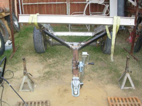 2004 Land Rover Land Rover - The tongue tilts on the front spring brackets. The center of the deck is very slightly forward of the axle so it always has a tendency to f…
