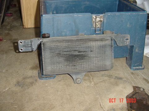 1989 Ford Bronco - I was looking for a tranny dipstick, but I found this bigger factory cooler from a F250 instead