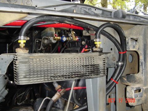 1989 Ford Bronco - I will plumb this one in, and get rid of the tube cooler