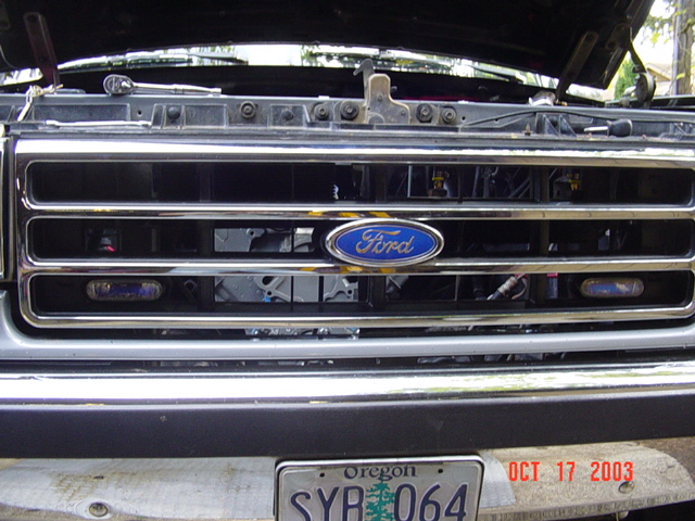 Cant even see the change behind the grille