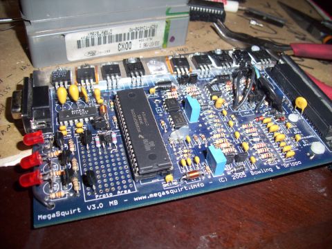 1995 Ford Probe - This electronic circuit board, labeled MegaSquirt V3.0 MB, is not a 1995 Ford Probe.