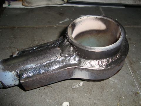 1980 Ford Bronco - Custom welded metal component shown in detail, possibly for off-road vehicle modification.