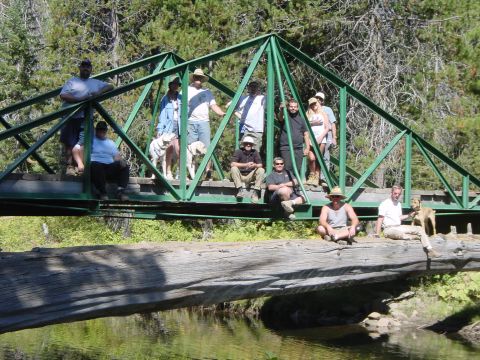 1967 Ford Bronco - V.C.A.S. group on the Rubicon Springs Bridge