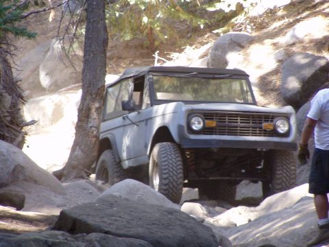 1967 Ford Bronco - Here I am starting the bottom of Cadillac Hill.