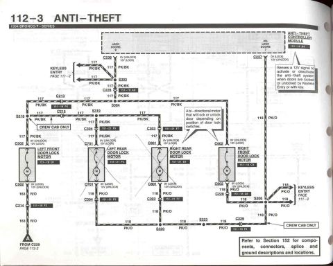 1996 Ford Bronco - Anti-Theft - 3