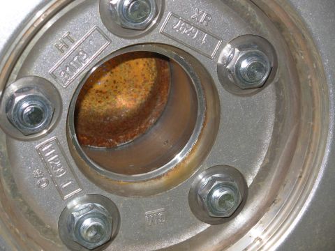 2004 Land Rover Land Rover - These spacers came from eBay. They're not listed for a '97 Caravan because the lug threads are different. But they work fine with the Carav…