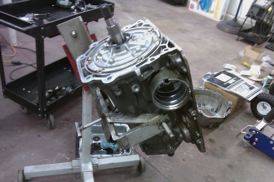 Bell housing has to be removed to remove pump