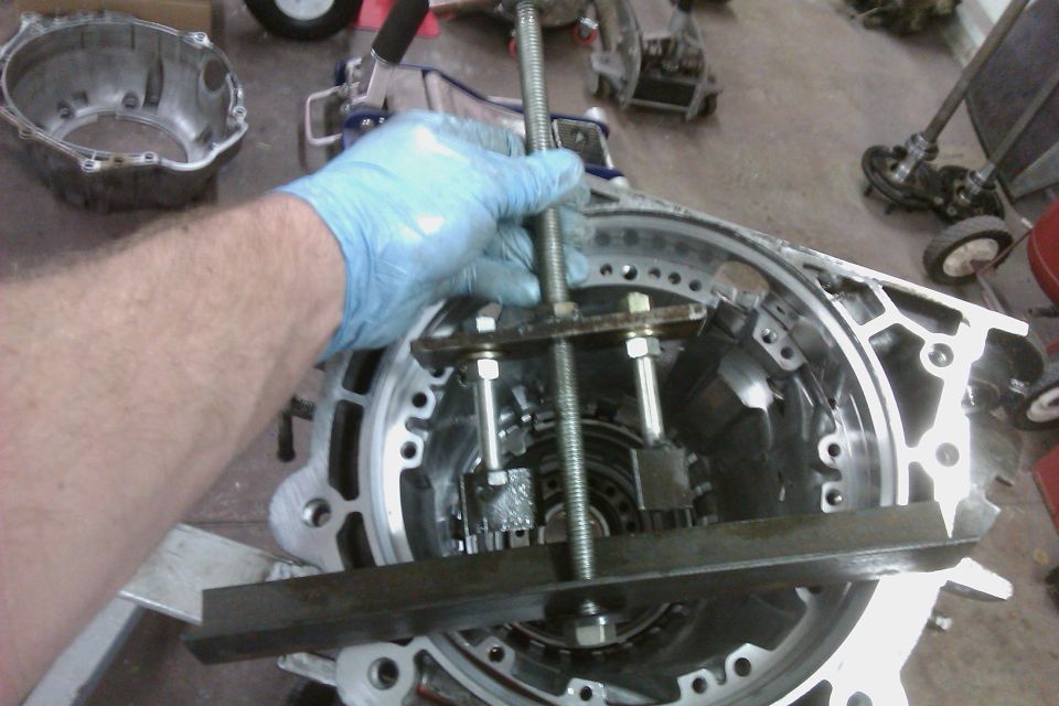 Home made clutch spring compressor