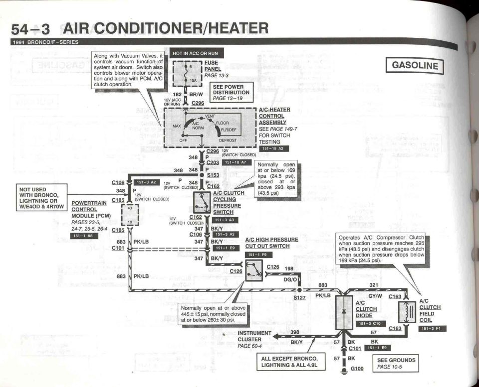 A/C Compressor circuits