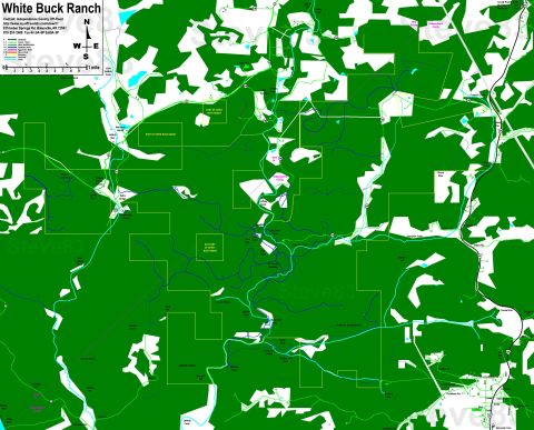 1983 Ford Bronco - I've revised & corrected the map to include some of the landmarks & points of interest I saw when I was there. IF THE IMAGE IS TOO SMALL, c…