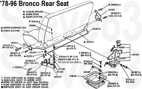1983 Ford Bronco - '78-96 Bronco Rear Seat IF THE IMAGE IS TOO SMALL, click it. See also: [url=http://www.supermotors.net/registry/media/970013] http://www.su…