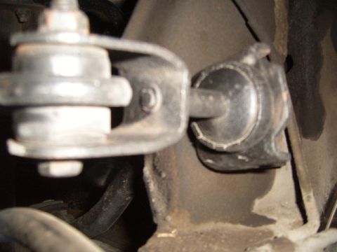 1973 Ford Ranchero - A detailed view of a suspension part, likely from the underside of a vehicle.