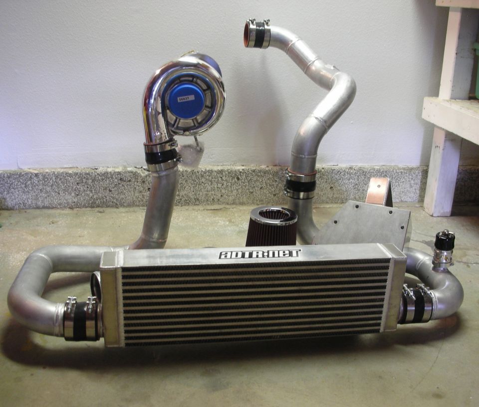 ADTR Performance supercharger kit with intercooler, turbo, and air filter