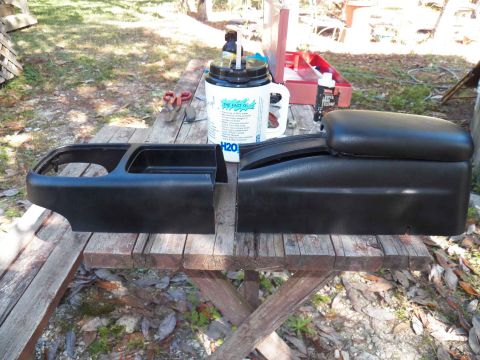 1993 Ford Crown Victoria - Cutting the Ford SVT console in half b/c my giant water mug will not fit into it. I am going to use the front portions only with a bigger p…