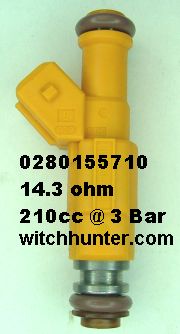 1998 Ford Crown Victoria - Fuel injector part with visible part number and flow rate specifications.