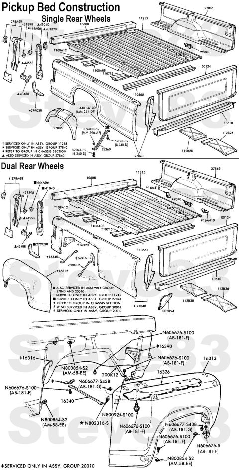 1983 Ford Bronco - Fleetside Beds IF THE IMAGE IS TOO SMALL, click it. For mounting, see: [url=http://www.supermotors.net/registry/media/471464] http://www.su…