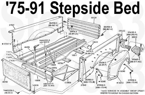 1983 Ford Bronco - Early Stepside Bed