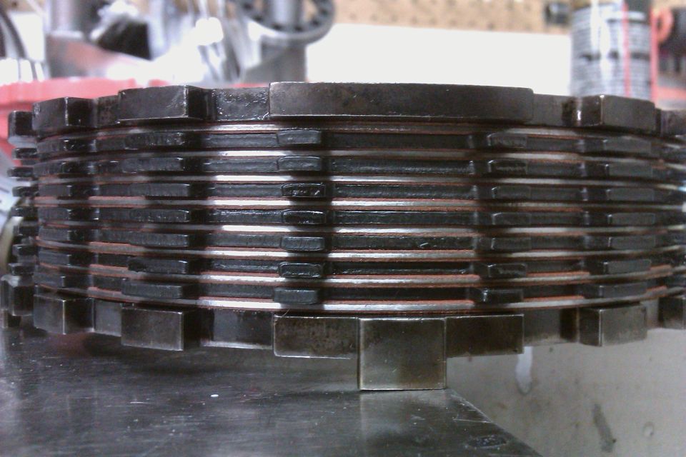3-4 Clutch with 8 red clutches, .075 thick steels. Factory was 6 clutches with .100 thick steels.