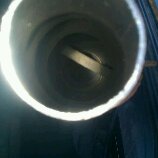 1986 Ford Bronco - Photo shows the interior of a metal pipe, not a 1986 Ford Bronco.