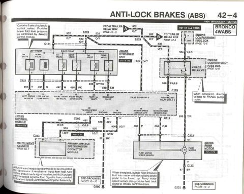 1996 Ford Bronco - Anti-Lock Brakes (ABS) - 4