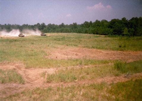 2004 Land Rover Land Rover - After live fire, we practiced some maneuvers.
