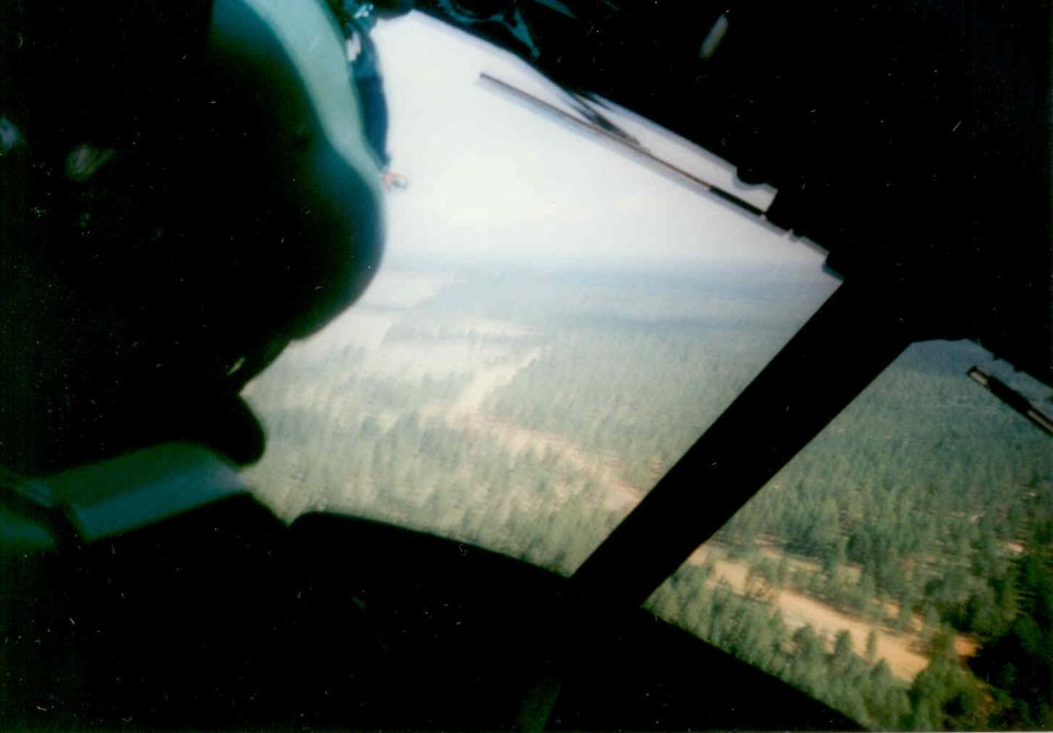 The pilot made it fun with some combat maneuvers...