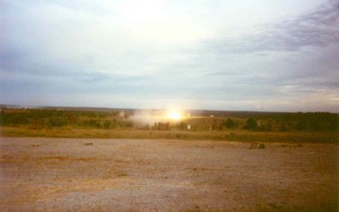2004 Land Rover Land Rover - With careful timing (and a LOT of luck), I caught an actual TOW detonation.