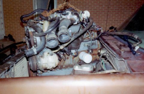 1983 Ford Bronco - This 4.9L came out of a '95 F150 that was crashed so hard that all the accessory brackets on the front shattered, the engine ripped off its…
