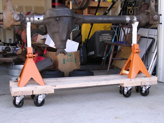 got tired of picking up axle to work on them, so I made this