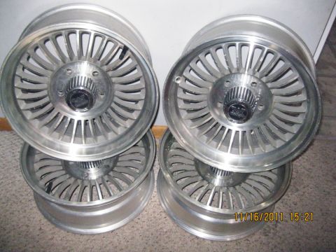 1984 Chevrolet C/K Pickup - A set of four aluminum alloy wheels are pictured, with a timestamp indicating they were photographed on November 16, 2011.