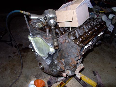 1983 Chrysler Fifth Avenue - Tearing it down with an impact saves time. The engine in the 83, which this will replace, seems past it's prime and is impossible to time p…