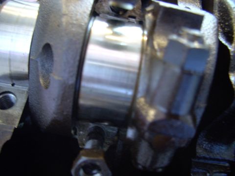 1983 Chrysler Fifth Avenue - Main and rod journals are in amazing shape for a 27 year old engine. So were the bearings, but at Rock Auto's prices, we're replacing them…