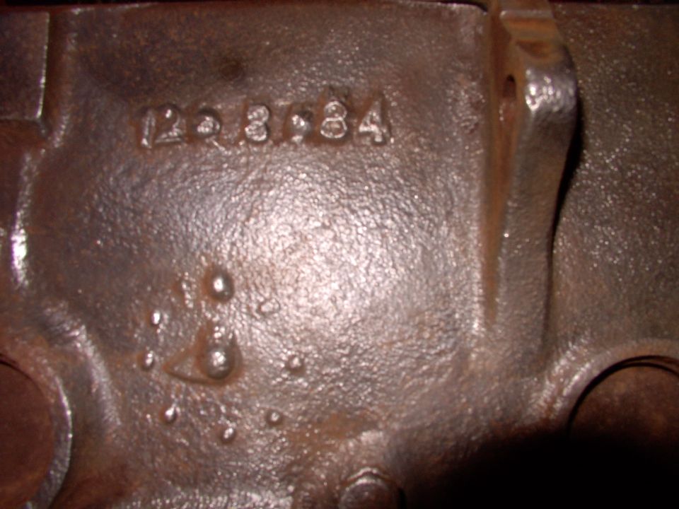Cast in late 84', happily it has 302 heads but also happily, not the roller cam and low rpm valve train.