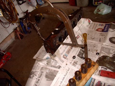 1983 Chrysler Fifth Avenue - Borrowed a buddy's valve spring compressor for an hour and disassembled the heads. Great shape, but the seals were so brittle they cracked…