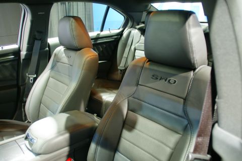 1993 Ford Taurus - The interior features seats with prominent 'SHO' badging, indicating a performance trim level.