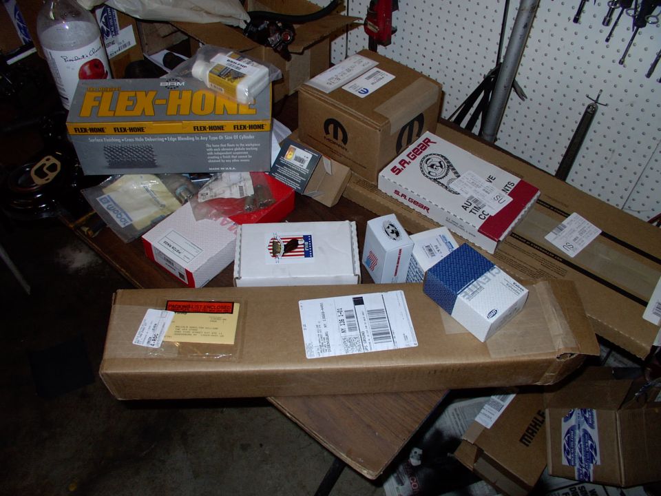 Picked up all my parts at once, from the states, having brought them in from Rock Auto, Summit and Advance Auto.