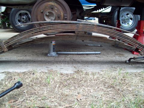 1996 Ford Bronco - lift spring in front of stock spring