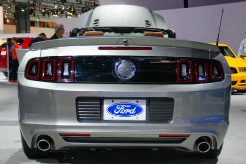 1993 Ford Taurus - This Ford Mustang convertible's design is from the 2010 model year, not a 1993 Ford Taurus.