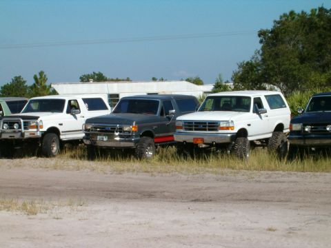 1991 Ford Bronco - My truck in the pic.