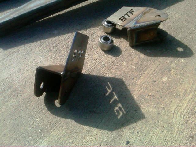 BTF suspension parts and bearings on concrete