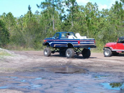 1991 Ford Bronco - A HUGE F Series truck.