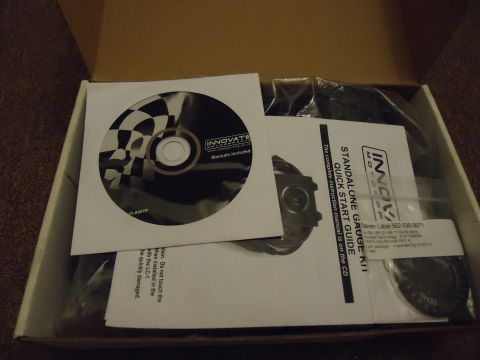 1992 Nissan 240SX - This is a standalone gauge kit from Innovate Motorsports, including a CD and quick start guide.