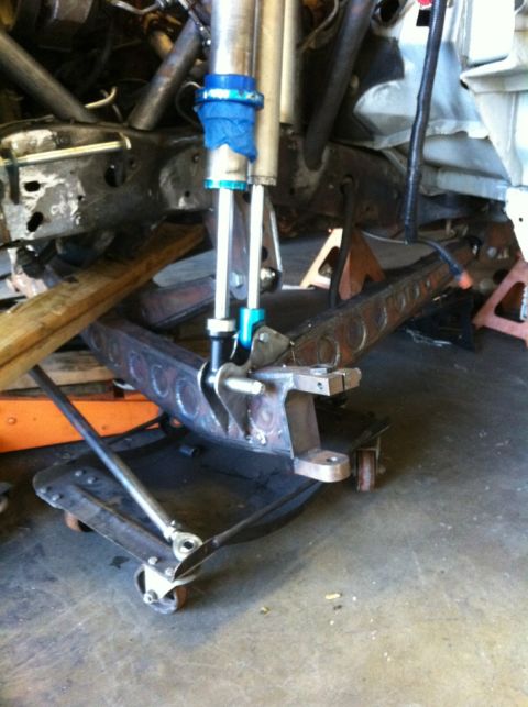 1992 Ford Ranger - Custom suspension parts are visible, suggesting modifications to a vehicle's undercarriage.