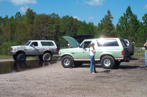 1995 Ford Bronco - hydrolock casualty #1