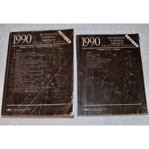 1990 Ford Bronco - 1990 Ford F-Series, Bronco, Econoline Factory Manual
