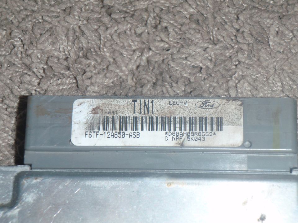 Ford EEC-V engine control module with label F6TF-12A650-ASB