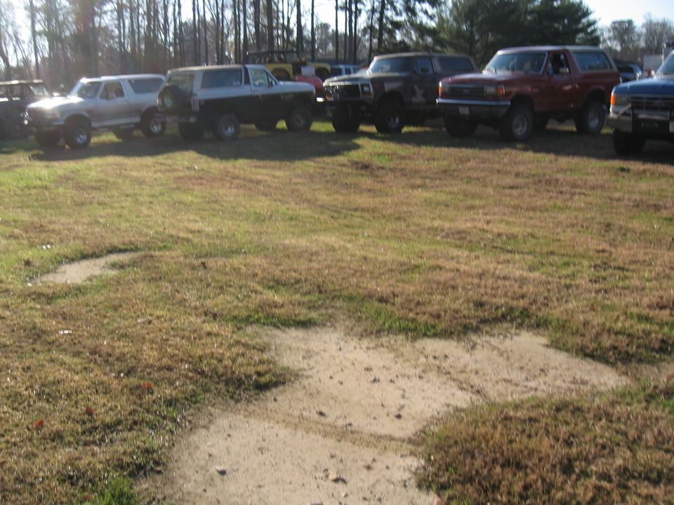 1994 Ford Bronco in a line of SUVs